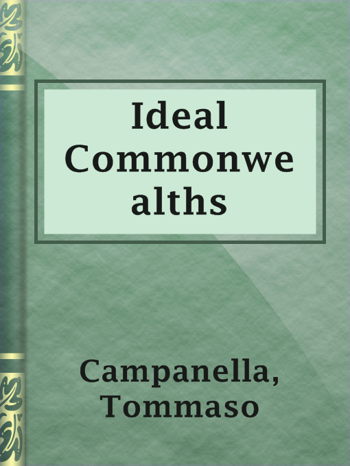 Title details for Ideal Commonwealths by Henry Morley - Available